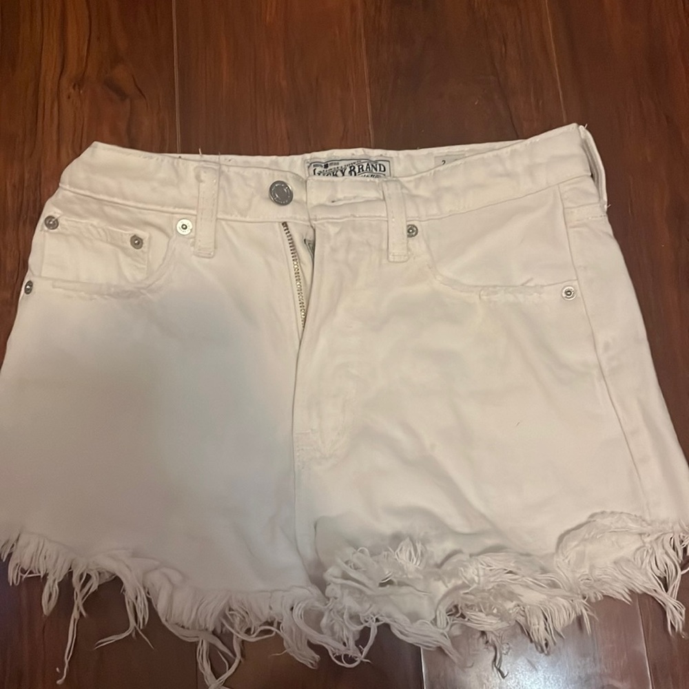 White Lucky Brand Jean Shorts